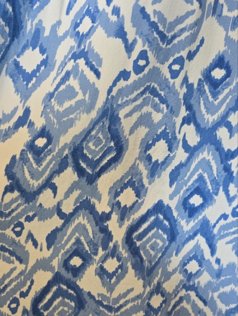 Jessica Simpson Blue and White Printed Strapless Dress - Picture 11 of 16